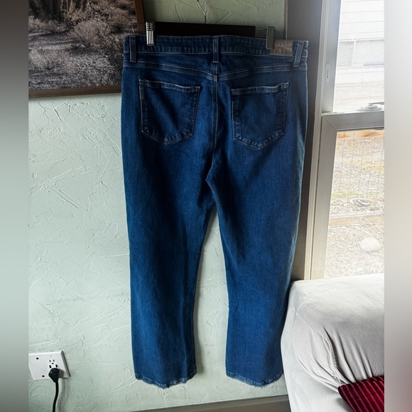 Paige Leenah Jeans Womens Size 31 Wide Leg Blue - Picture 2 of 14
